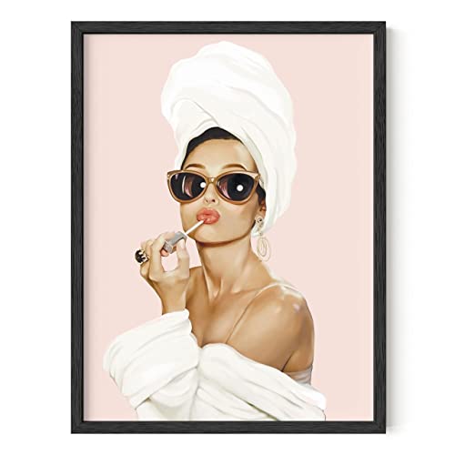 HAUS AND HUES Audrey Hepburn Wall Art Vogue Wall Decor Audrey Hepburn Poster Hollywood Wall Art Audrey Hepburn Decor, Vogue Prints, Fashion Wall Decor, Vintage Vogue Posters (12' x 16' UNFRAMED)