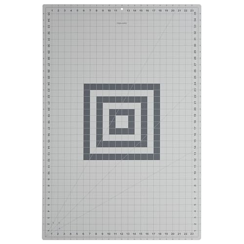 Fiskars Self Healing Cutting Mat with Grid for Sewing, Quilting, and Crafts - 24' x 36” Grid - Gray