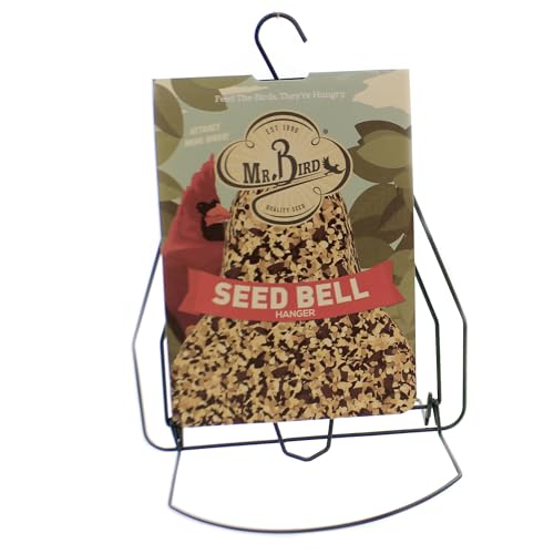 Mr. Bird Seed Bell Hanger