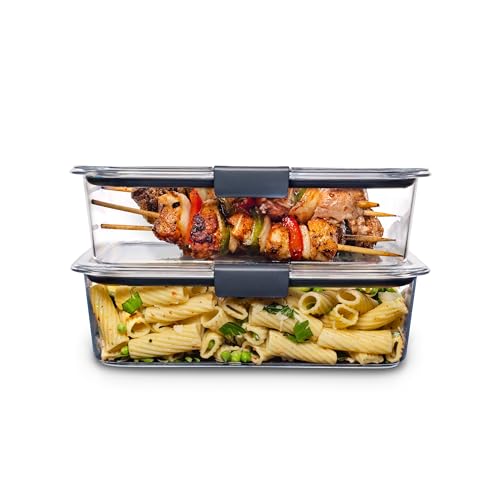 Rubbermaid Brilliance BPA Free Food Storage Containers with Lids