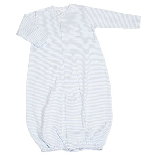 Kissy Kissy - Simple Stripes Converter Gown - Blue-Newborn