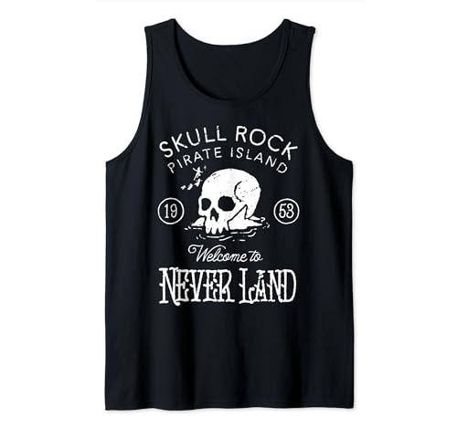 Disney Peter Pan Skull Rock Welcome To Never Land Tank Top