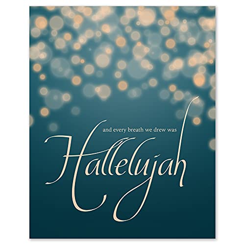 Jeff Buckley | Hallelujah - inspirational song lyric wall art poster print home decor gift idea (8x10' Print)