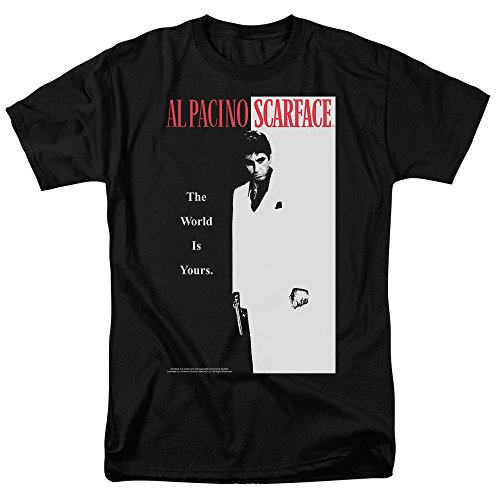 Popfunk Scarface The World is Yours T Shirt & Stickers (Black) Small