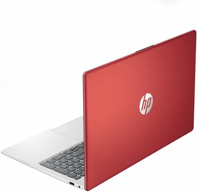 hp Newest 15.6' Anti-Glare HD Laptop, Intel Quad-core Processor, 16GB RAM, 128GB SSD, Office 365 1-Year, Up to 11 hrs Long Battery, Win11 S, Scarlet Red