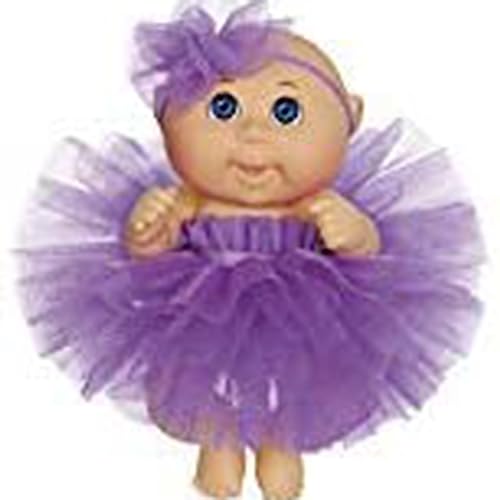 Cabbage Patch Kids 9' Dance Time Girl, Blue Eyes, Purple Tutu