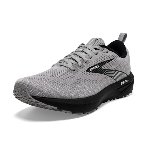Brooks Men’s Revel 6 Neutral Running Shoe - Alloy/Primer Grey/Oyster - 8 Medium