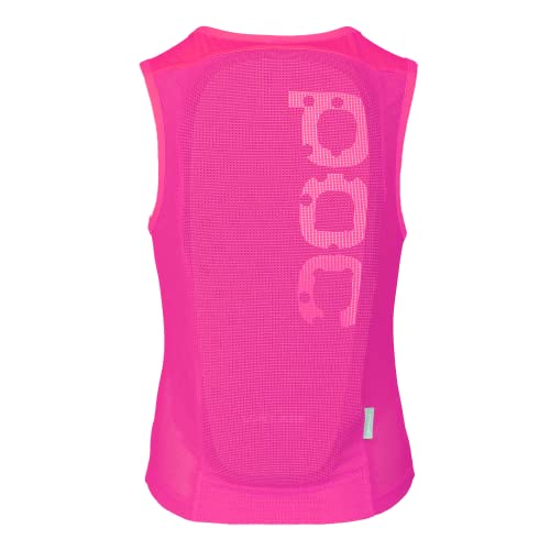 POC, POCito VPD Air Vest, Youth Mountain Biking Armor for Kids, Fluorescent Pink, Small