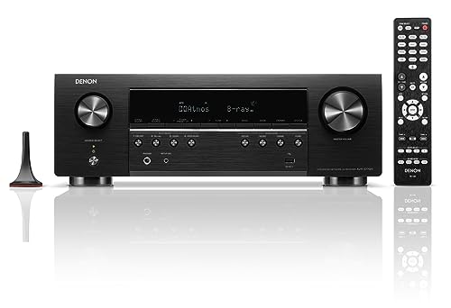 Denon AVR-S770H 7.2 Ch Home Theater Receiver - 8K UHD HDMI Receiver (75W X 7), Wireless Streaming via Built-in HEOS, Bluetooth & Wi-Fi, Dolby TrueHD, DTS Neural:X & DTS:X Surround Sound