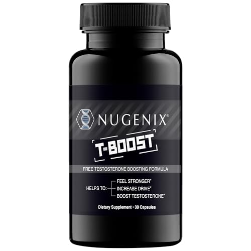 Nugenix T Boost - Free Testosterone Booster Supplement for Men, 30 Count