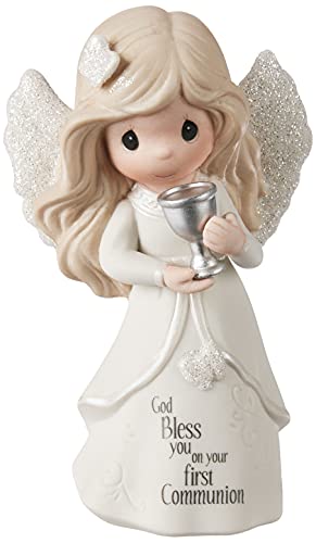Precious Moments Communion Angel | Bisque Porcelain Figurine | First Holy Communion | Communion Gift