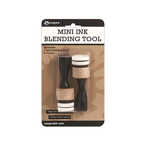 Ranger Mini Ink Blending SET of 2 Tools and 4 Foams