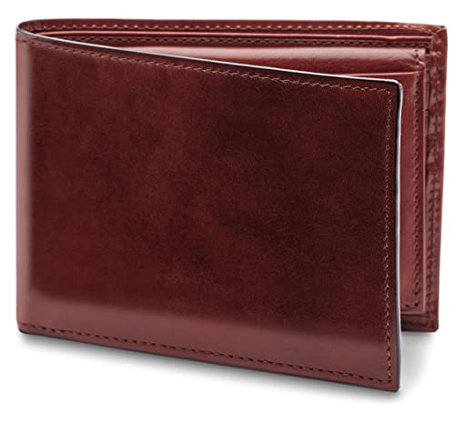 Bosca Men's Wallet, Old Leather Credit Wallet with I.D. Passcase, Dark Brown