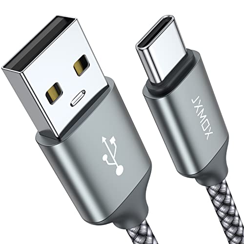 USB Type C Cable,USB A to USB C 3A Fast Charging (3.3ft 2-Pack) Braided Charge Cord Compatible with iPhone 15 Pro Max,Samsung Galaxy S10 S9 S8 Plus,Note 9 8,A11 A20 A51,LG G6 G7 V30 V35,Moto Z2 Z3 G8
