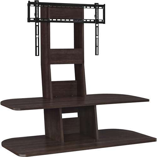 Ameriwood Home Galaxy TV Stand with Mount for TVs up to 65' Wide, Espresso