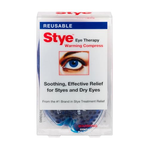 Stye Eye Therapy Reusable Warming Compress, Relief for Styes and Dry Eyes, Reusable