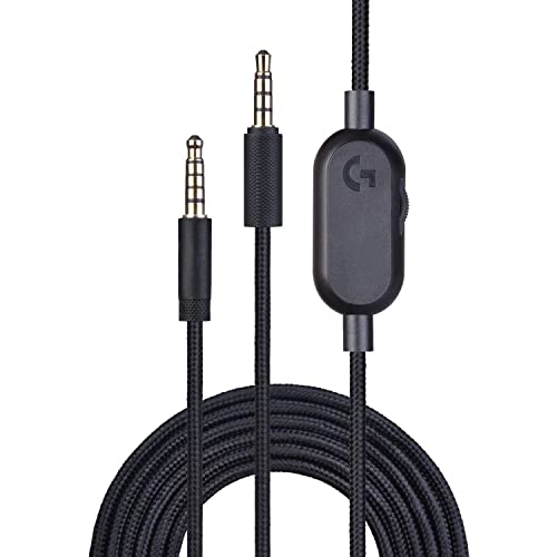 Iootmoy Replacement Cable for G433 Headset Audio Aux Cord Compatible with Logitech G233/ G Pro/G Pro X Gaming Headphone with Mic Mute and Volume Controller