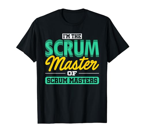 Scrum Master Lean Agile Project Management Funny Gift Shirt T-Shirt