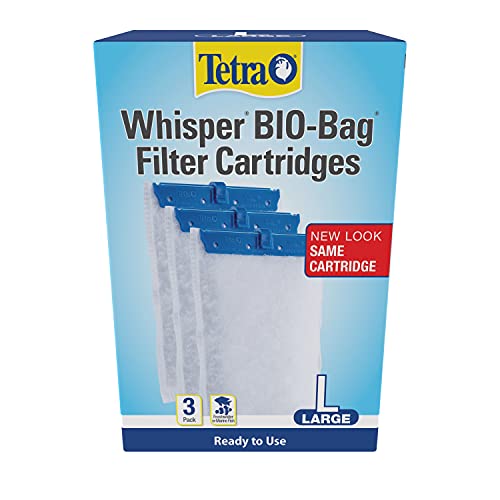 Tetra Whisper Bio-Bag Filter Cartridges For Aquariums - Ready To Use BLUE 3-Count