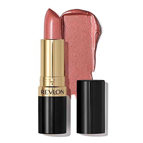 Revlon Super Lustrous Lipstick, High Impact Lipcolor with Moisturizing Creamy Formula, Infused with Vitamin E and Avocado Oil in Pinks, Rose & Shine (619) 0.15 oz