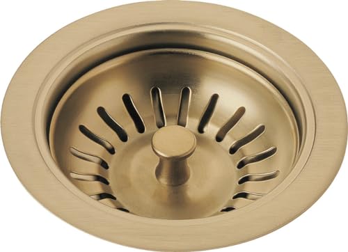 Delta Faucet 72010-CZ Flange and Strainer, Kitchen Sink, Champagne Bronze