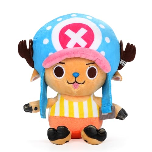 Yjnrges Cute Anime Plush Figure Toys - 9'' Soft Cartoon Anime Stuffed Animal Chopper Plushies Toys Doll Great Birthday Easter Gifts for Kids Adult Fans Home Decor