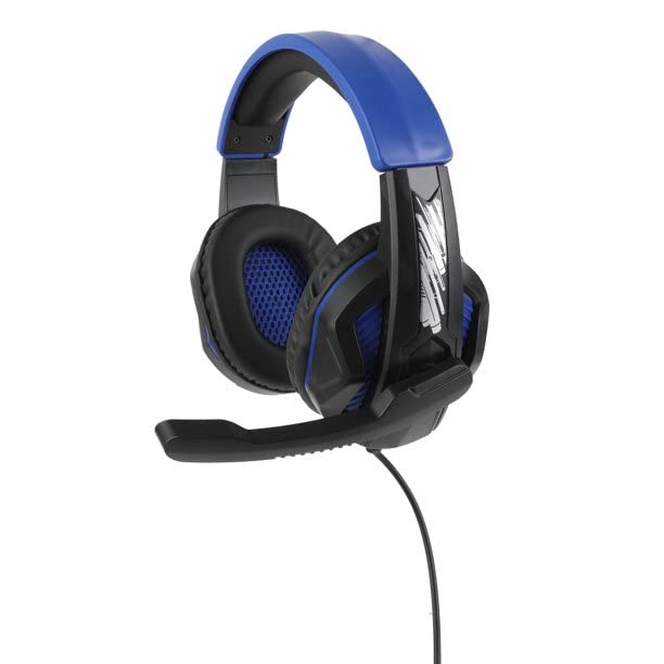 Nerf GAM83056A-BLU-STK-6 Gaming Headphone with Built in Mic Black/Blue