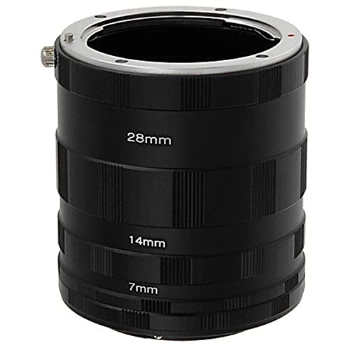 Fotodiox Macro Extension Tube Set Compatible with Nikon F Mount Cameras for Extreme Close-up Photography