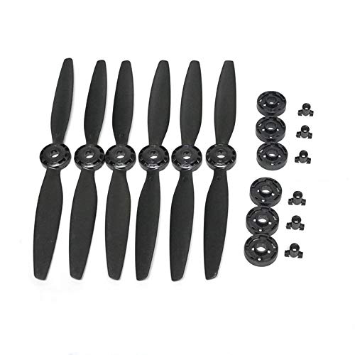 Typhoon H 480 Drone Parts 3 Pairs Blade A B Quick Release Propellers Self-Locking Propeller with Prop Base for YUNEEC 6pcs Black