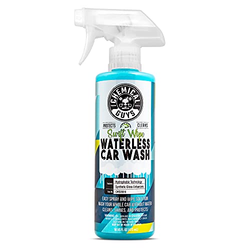 Chemical Guys CWS20916 Swift Wipe Sprayable Waterless Car Wash, Easily Clean - Just Spray & Wipe, Safe for Cars, Trucks, Motorcycles, RVs & More, 16 fl oz
