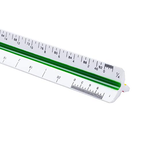 Mr. Pen Architectural Scale Ruler, 12' Plastic Architect Scale