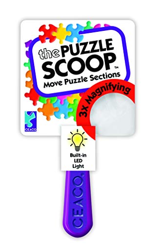 Ceaco - The Puzzle Scoop – A Lifting, Moving, Illuminating, and Magnifying Puzzle Accessory for All Puzzlers