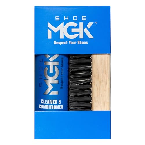 Shoe MGK Starter Shoe Cleaner Kit - Shoe Cleaner & Conditioner for All Shoes, Premium Shoe Brush