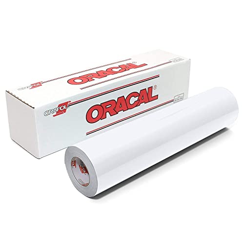 Roll of Oracal 651 Matte White Vinyl for Craft Cutters and Vinyl Sign Cutters (12' x 15')