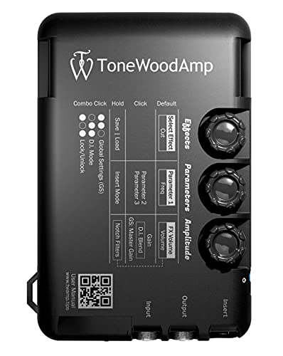 Acoustic Effects- No Amp Required! ToneWoodAmp SOLO Multi-Effect Processor for Acoustic-Electric Guitars (Right Handed)