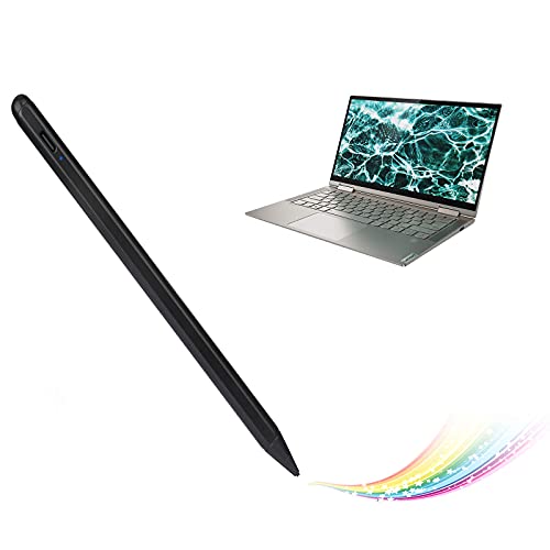 Active Stylus for Lenovo Yoga 7i/9i 2-in-1 Pen, Electronic Digital Pencil Compatible with Lenovo Yoga 7i/9i Stylus Pens,Good for Sketching and Note-Taking Pens with Type-C Rechargeable, Black