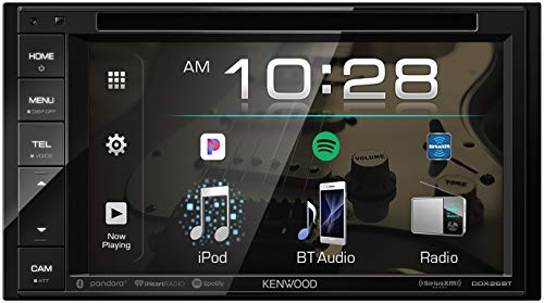 Kenwood DDX26BT Double DIN SiriusXM Ready Bluetooth In-Dash DVD/CD/AM/FM Car Stereo Receiver w/ 6.2' Touchscreen
