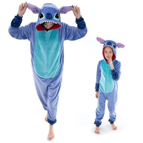 COSUSKET Fitted Unisex Adult Bear Onesie Pajamas, Halloween Flannel Women's Cosplay Animal One Piece Costume