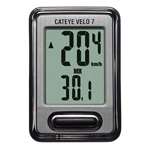 CATEYE, Velo 7 Wired Bike Computer with Odometer and Speedometer