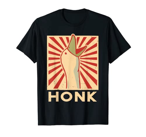 Honk goose - Funny Duck chicken meme Idea T-Shirt