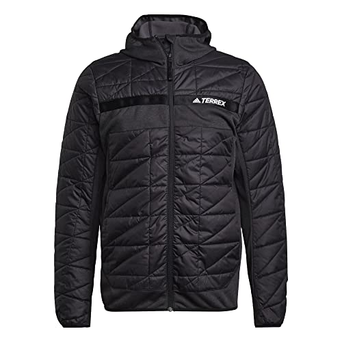 adidas Originals Men's Standard Terrex Multi Hybrid Insulated Jacket, Black (Primegreen), Large