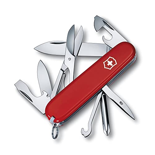 Victorinox Swiss Army Tinker Pocket Knife, Red - Super Tinker, 91mm
