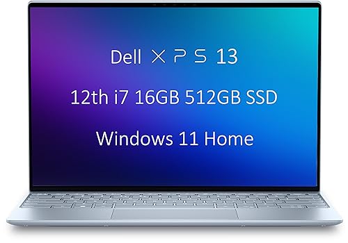 Dell XPS 13 9315 13.4' FHD+ (Intel 10-Core i7-1250U, 16GB LPDDR5 RAM, 512GB SSD) Thin & Light Business Laptop, Long Battery Life, Thunderbolt 4, IR Webcam, Backlit, Fingerprint, Wi-Fi 6E, Win 11 Home