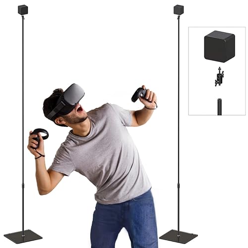 Skywin VR Glass Stand - HTC Vive Compatible Sensor Stand and Base Station for Vive and Rift Constellation Sensors (2-Pack)