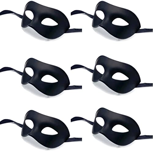 BLUE GARLIC Men Masquerade Masks Bulk Black male Mardi Gras Mask Venetian Mask Mascarade Ball Birthday Party