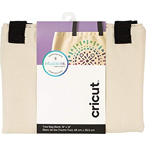 Cricut Tote Bag Blank, Large Infusible Ink, Canvas