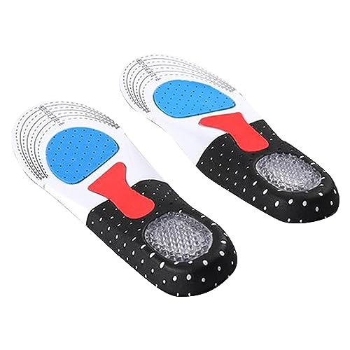 1 Pair Plantar Fasciitis Feet Insoles Arch Supports Gel Orthotics Inserts Pads Gel Orthotic Sport Foot Grinder Remover (B, One Size)