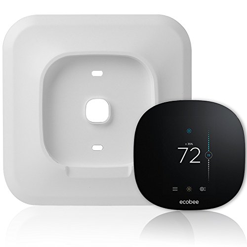Wall Plate Bracket Cover for Ecobee3 lite Smart Wi-Fi Thermostat (White)
