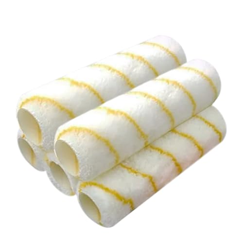 Pro Grade - Paint Roller Covers - 1/2 X 9 Inch Microfiber 5 Pack