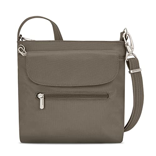 Travelon Anti-Theft Classic Mini Shoulder Bag, Nutmeg